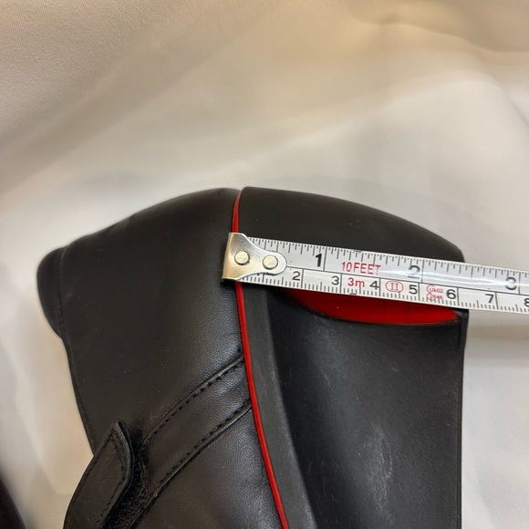 NAOT Sz 7 Wedges Mary Jane Shoes With Red Accent and Trim Hook & Eye Closure - Picture 10 of 14